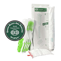 SEBO X7/X8 Service Box - 8 Bags, Micro Filter, and Exhaust Filter - Image 2