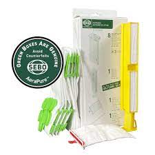 HEPA Service Box X7/X8 (1 piece), 8 bags, HEPA microfilter, exhaust filter, and sealing strip - Image 3