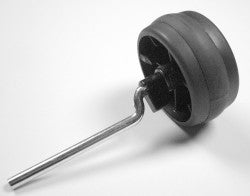 Wheel with Axle, for X7 and X8 (gray black) - SEBO