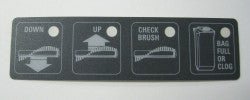 Display, for X1 and X2 (dark gray) - SEBO