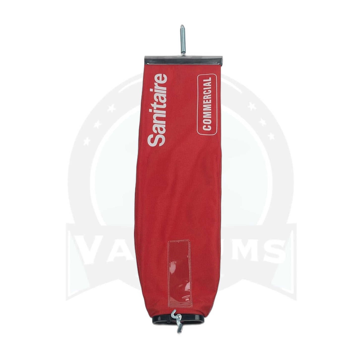 Sanitaire Red Cloth Shake-Out Outer Bag with Latch, Fits SC684, SC886, SC899