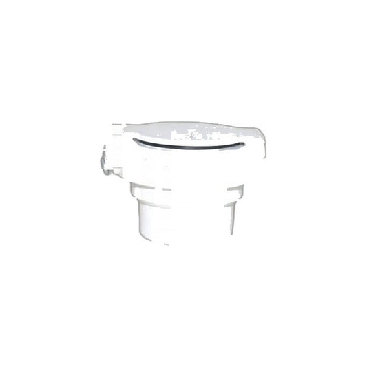 White Utility Valve - Vacuflo Central Vacuum Systems