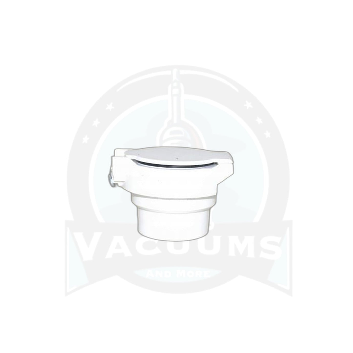 White Utility Valve - Vacuflo Central Vacuum Systems - Vacuflo
