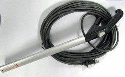 Handle with Cord, Tube, and Switch, for white X1 and X2 (dark gray/white) - SEBO