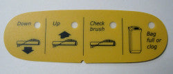 Display, for X4 and X5 (yellow) - SEBO