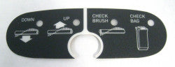 Display, on power head, for red and white X4 BOOST (gray black) - Image 2