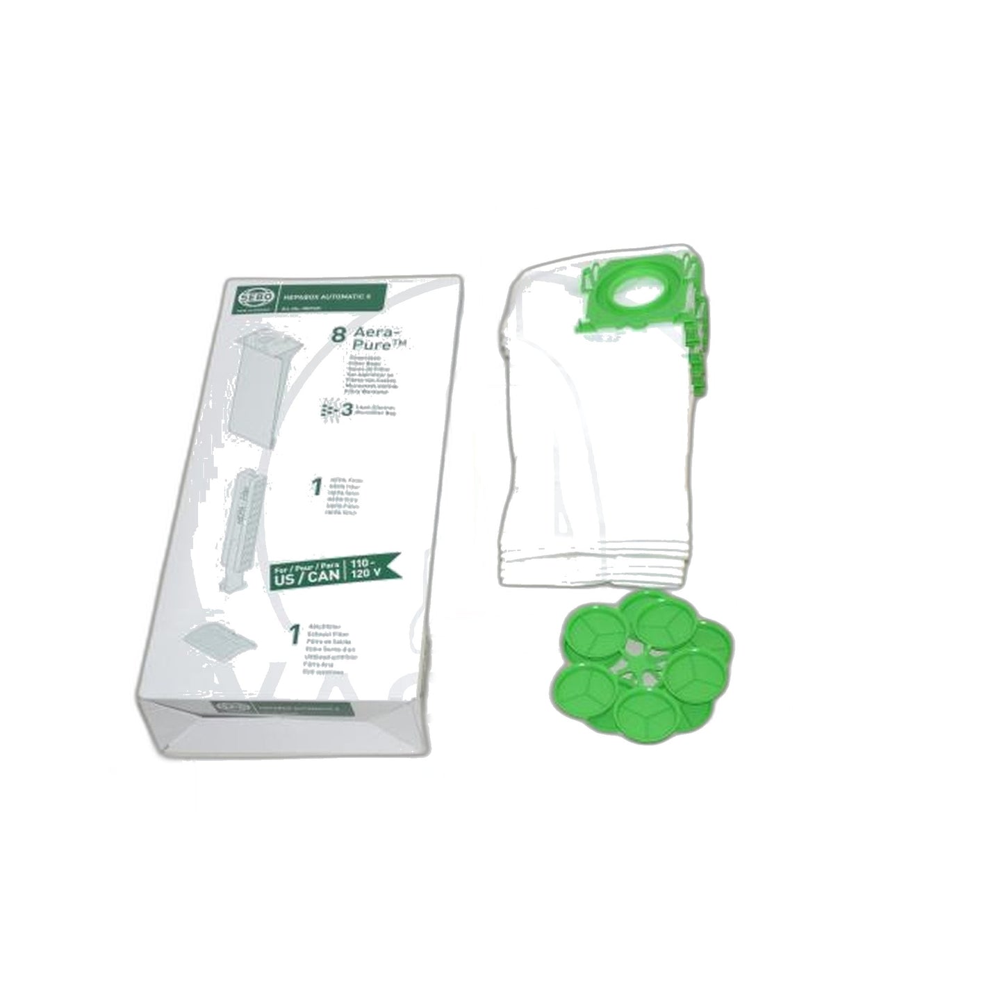 HEPA Service Box - X Series - 8 Four-Layer Ultra Bags