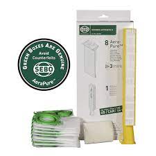HEPA Service Box X4/X5, X1/X2 (1 piece), 8 bags, HEPA microfilter, and exhaust filter - Image 3