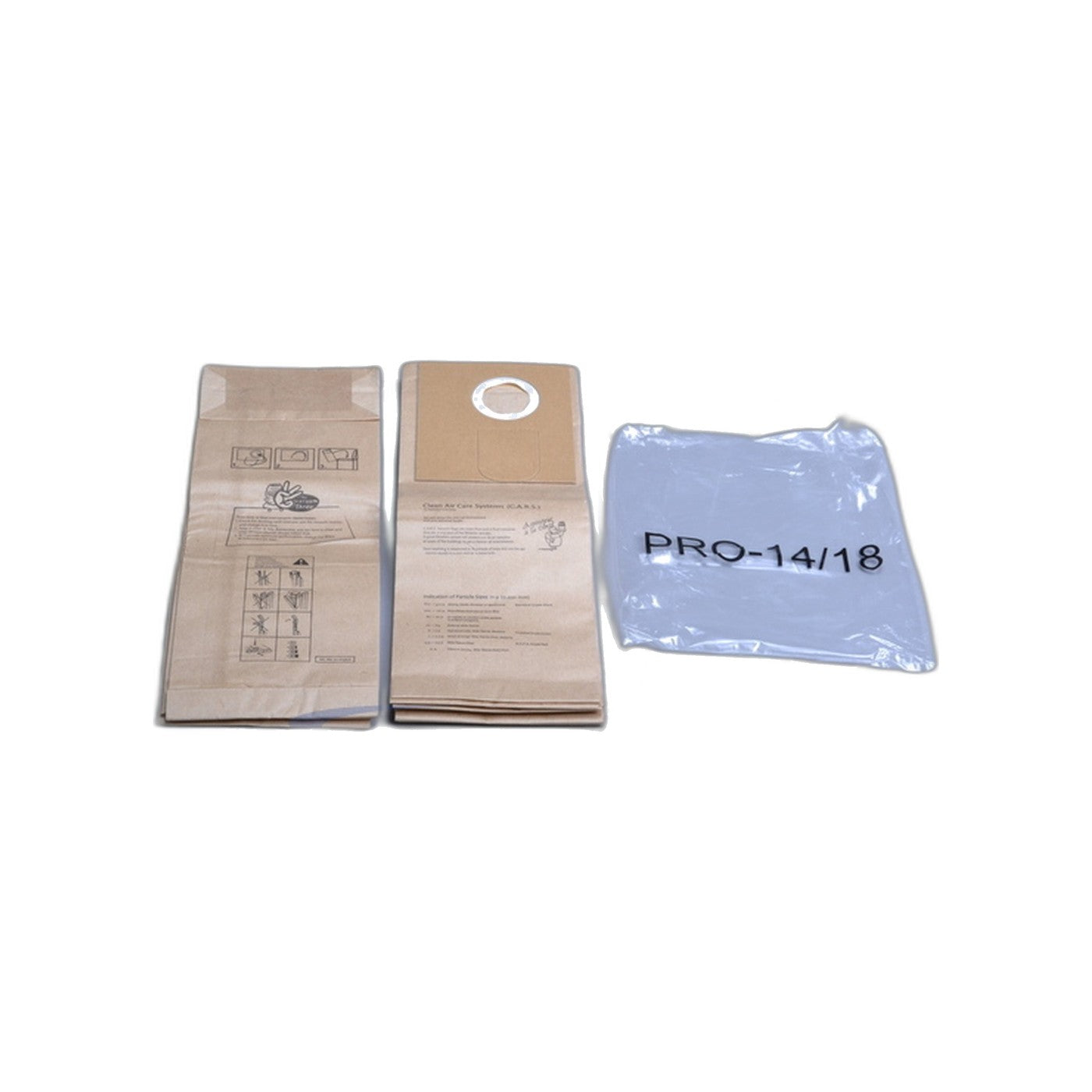 Oreck/Bissell Commercial Paper Bags 10-Pack - Fits PRO 14, 18, UP350