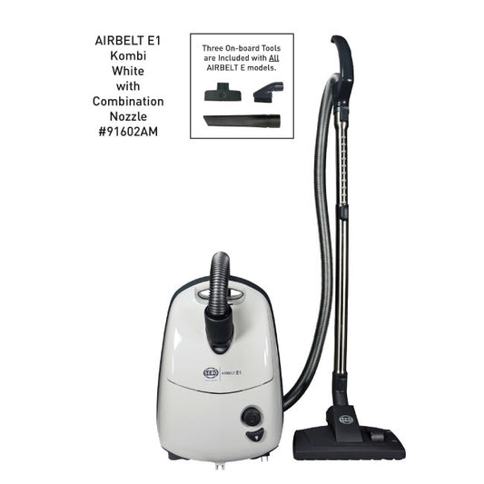 AIRBELT E1 Kombi, with combination nozzle-8351GS (white) - SEBO