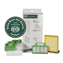 HEPA Service Box K (1 piece), 8 bags, HEPA microfilter, and exhaust filter - Image 2