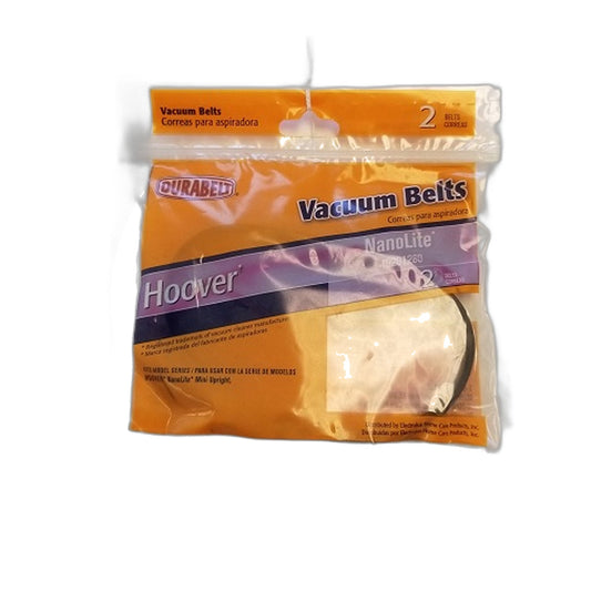 Hoover Nano Lite Vacuum Belt, 2-Pack (Replaces 40201280)