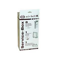 Service Box K (20-piece carton), 8 bags, microfilter, and exhaust filter - SEBO
