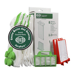 Service Box K (1 piece), 8 bags, microfilter, and exhaust filter - Image 2