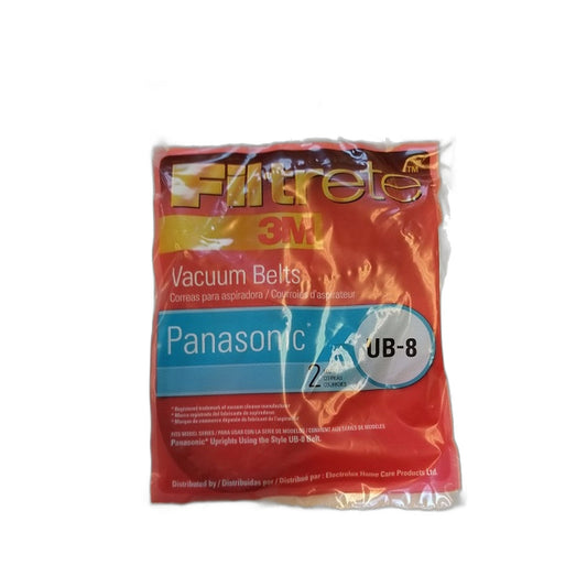 Panasonic UB8 Vacuum Belt 2-Pack for Upright Power Nozzles