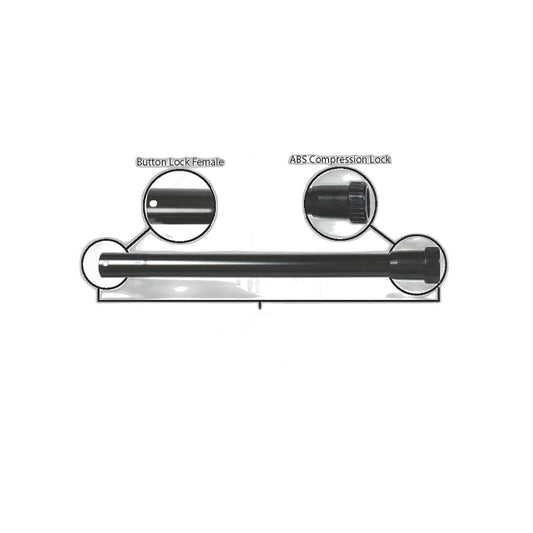 Hi Reach 1-1/2" Adapter Wand, 18" Black Aluminum