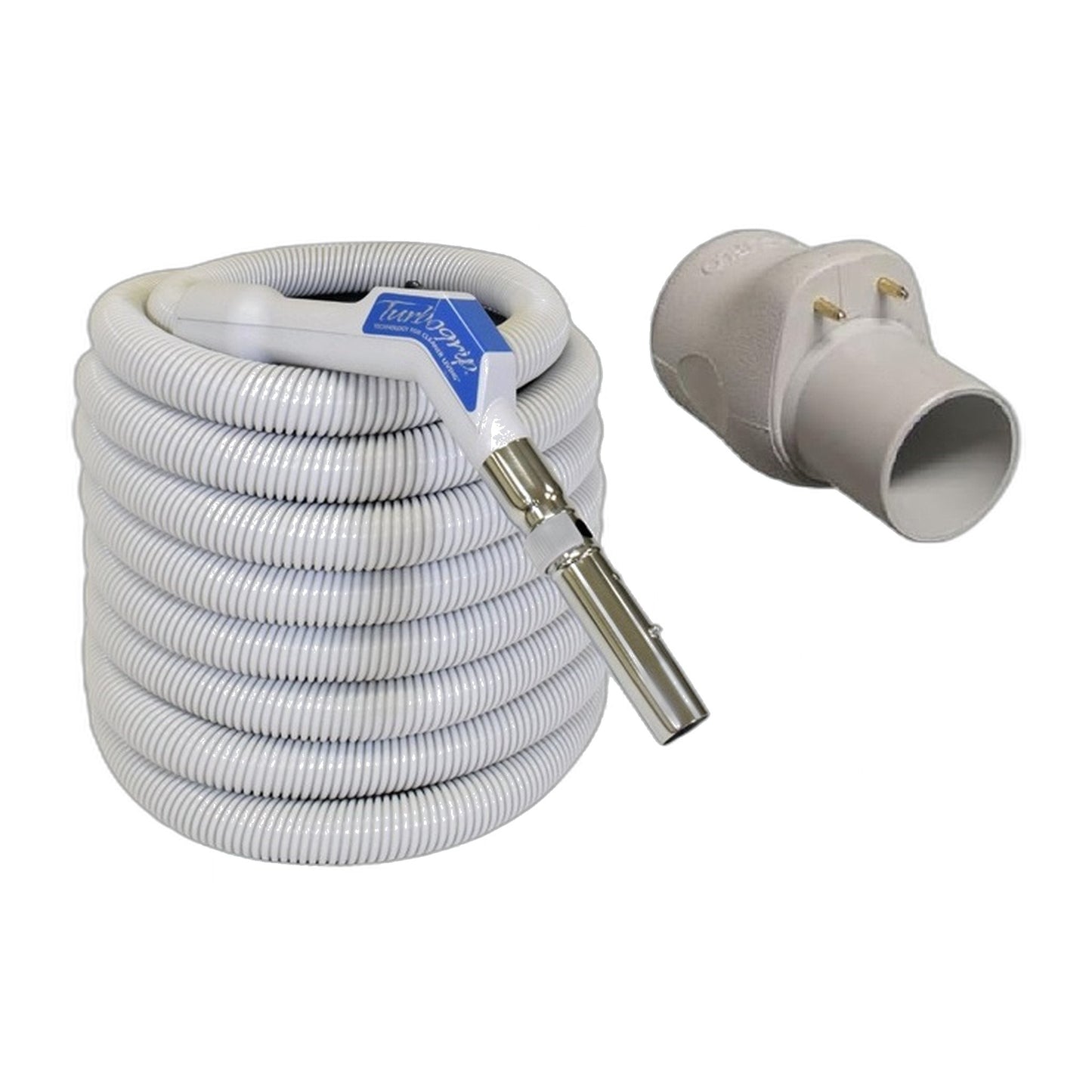VacuFlo Turbo Grip 50 ft Low-Voltage Central Vacuum Hose Assembly