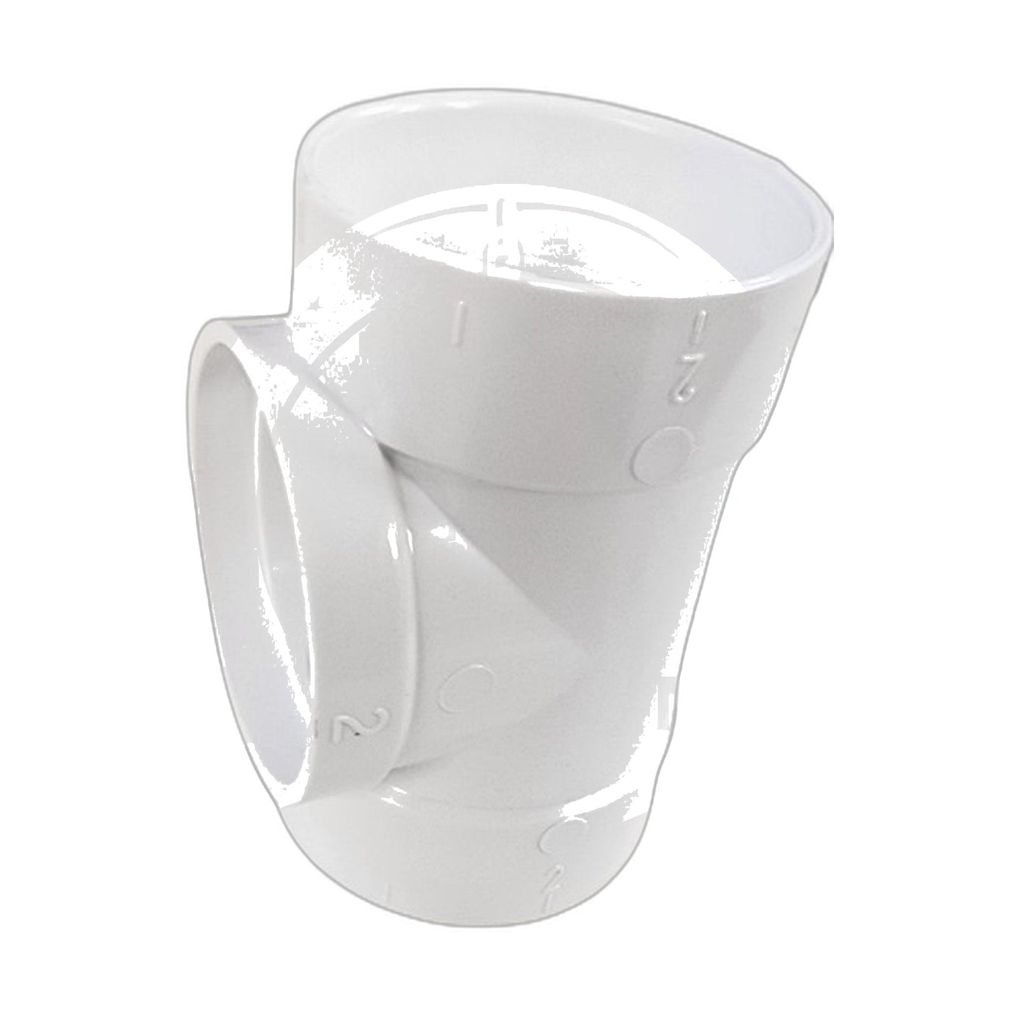 Hayden / VacuLine Short Tee with Short Socket for Central Vacuum Tubing
