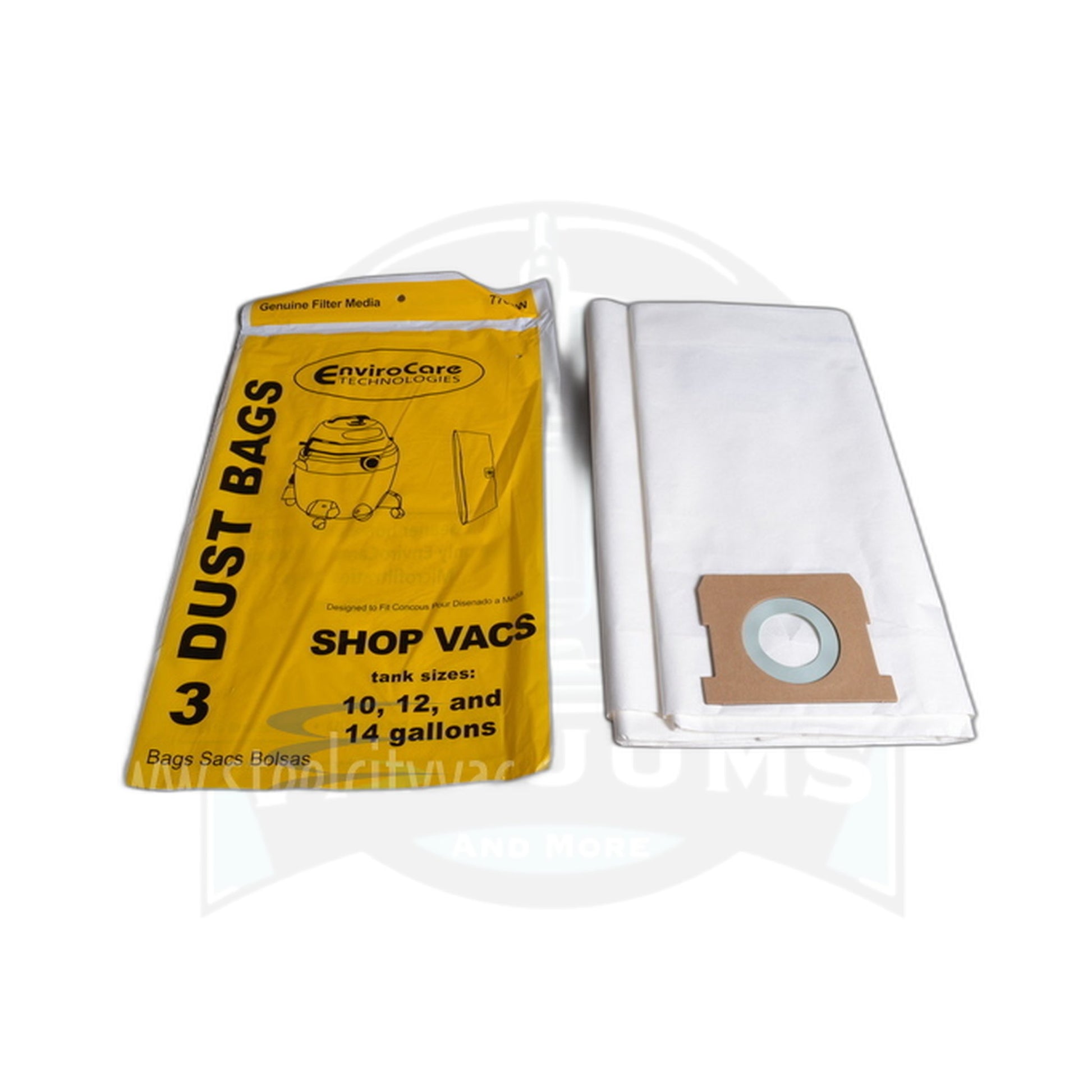 Wet/Dry Paper Bags - Shop-Vac / Craftsman 10-14 Gallon (3-Pack) - Vacuums and More