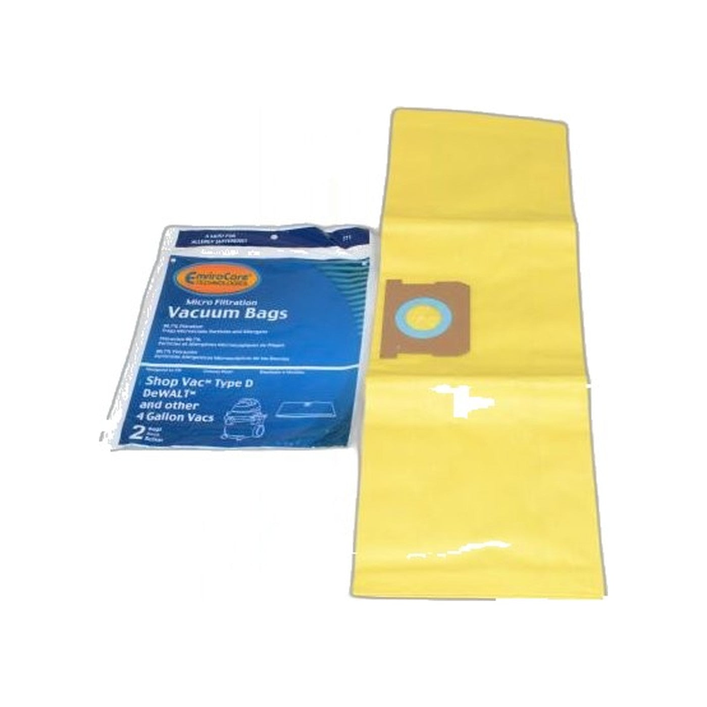 Micro-Filtration Paper Bags - Shop-Vac 4 Gallon (2-Pack)