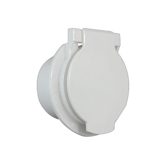 Vaculine Utility Inlet Valve, White (No Low-Volt Pin Jacks)