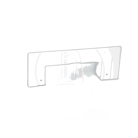 Vaculine VacuSweep Trim Plate, White - Central Vacuum Toe-Kick Cover