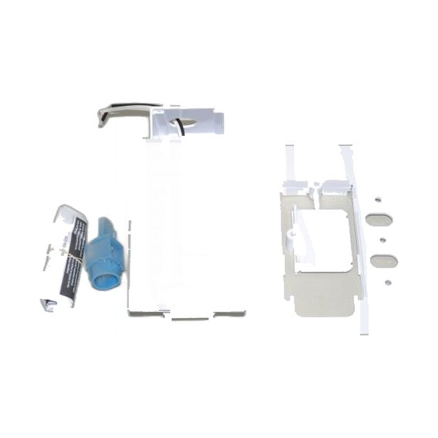 Super Valve III - Hayden Central Vacuum Full Door Electric Inlet (White)