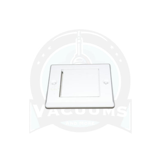 Central Vacuum Exhaust Vent Cap - White - Vacuums and More