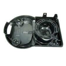 Bottom Casing, for D4 (black), with castors (8086GS) and post motor seal (8065ER) - SEBO