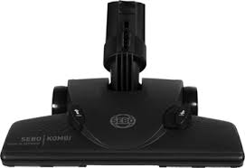 Top Casing, for D1 (black cherry), with filter bag spring (8140ER), cover axle set (6750ER), and cover hinges with axles (805 - SEBO