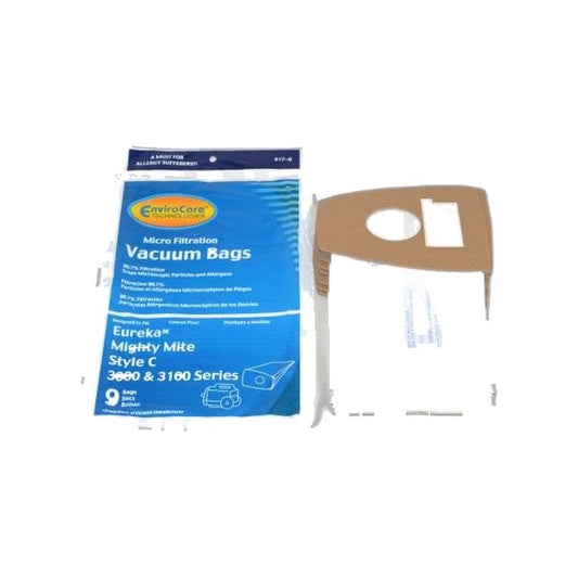Eureka Type C Canister Micro Paper Bags - 9 Pack