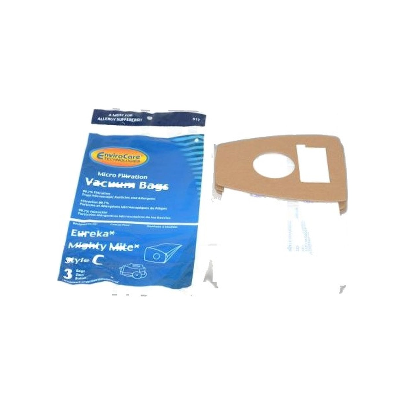 Eureka C Canister Micro Paper Bags - 3 Pack