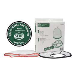 SEBO Filter Set - D2/D4 Series (Hospital Grade + Pre-Motor Filter) - Image 2