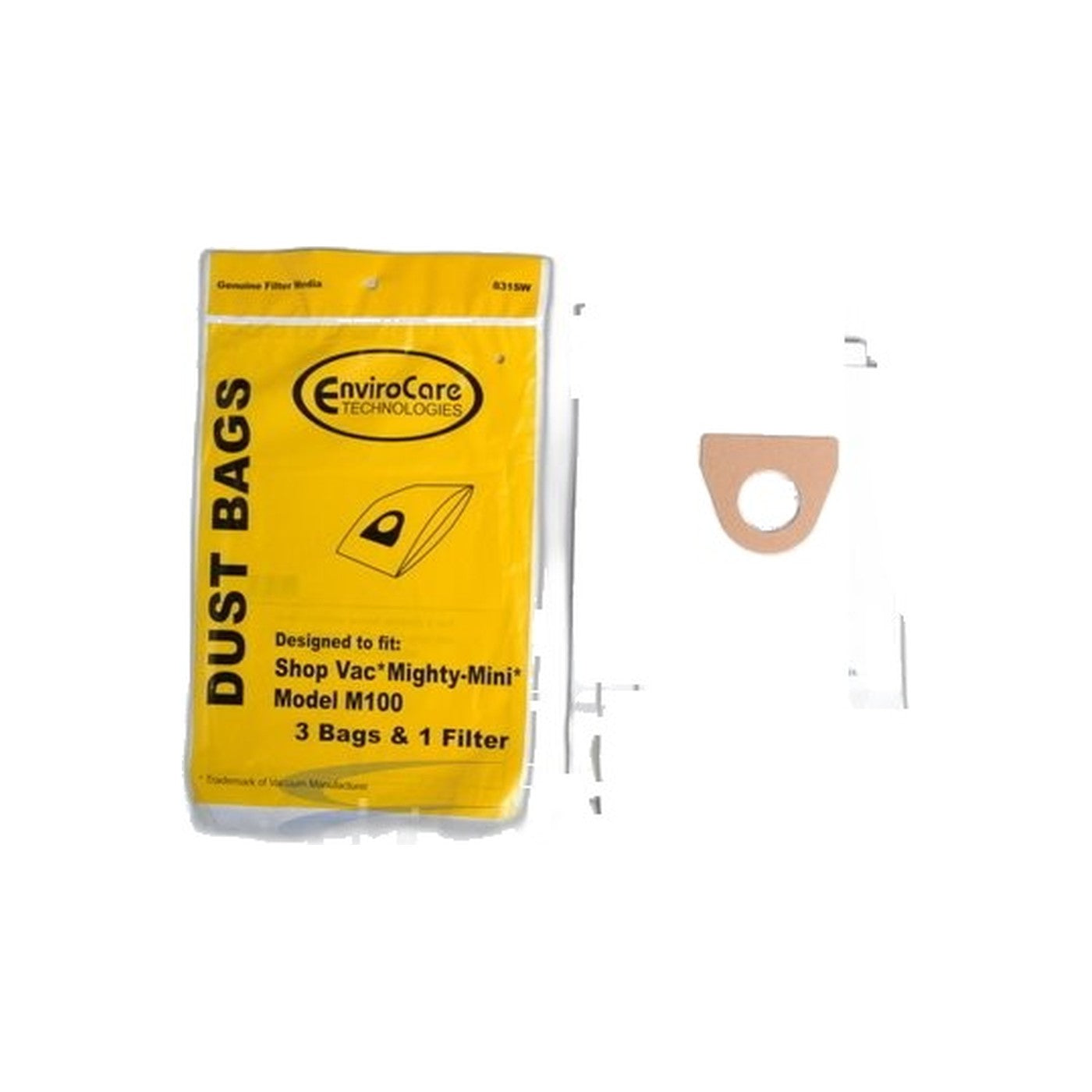 Shop-Vac Mighty-Mini Paper Bags (3-Pack)