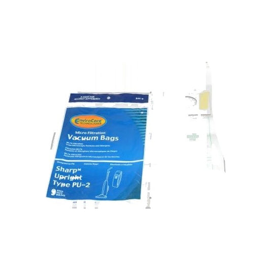 Sharp Type PU-2 Upright Paper Bags (9-Pack)