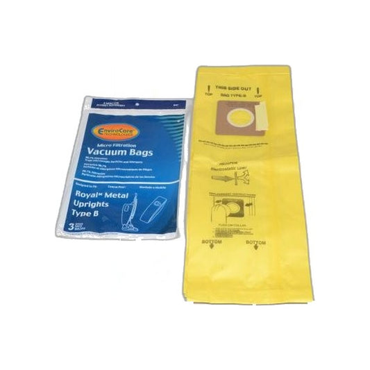 B Micro Upright Paper Bags - Royal - 3 Pack