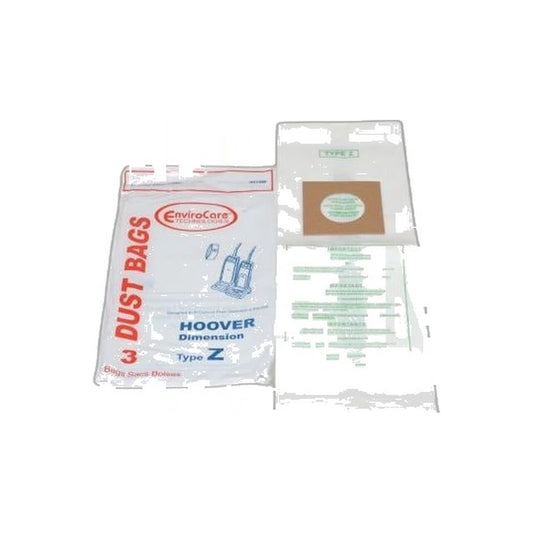 Hoover Style Z Vacuum Bags - 3 Pack