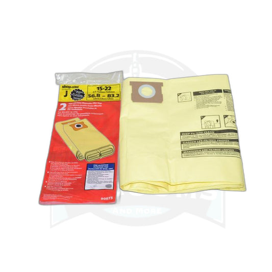 Shop-Vacuum Drywall Vacuum Paper Bags - 16-22 Gallon, 2 Pack - ShopVac
