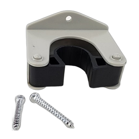 Wall Mount Vacuum Wand Holder with Screws, Pearl - Universal