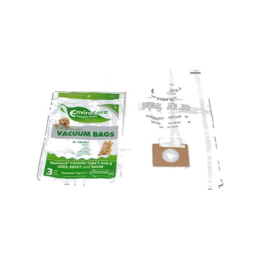 Kenmore Type Q Allergen Vacuum Bags - 3 Pack - 125.81615910