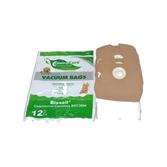 Bissell Paper Bags - Allergen-BGC3000, 12 Pack