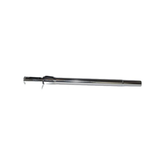 Stainless Steel Telescopic Wand with Button Lock Upper & Friction Fit Lower - 1 1/4"