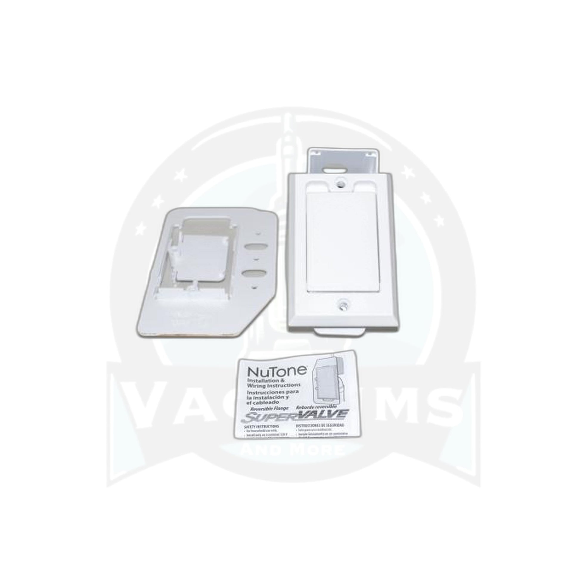White Inlet Valve - Nutone Central Vacuum - Nutone
