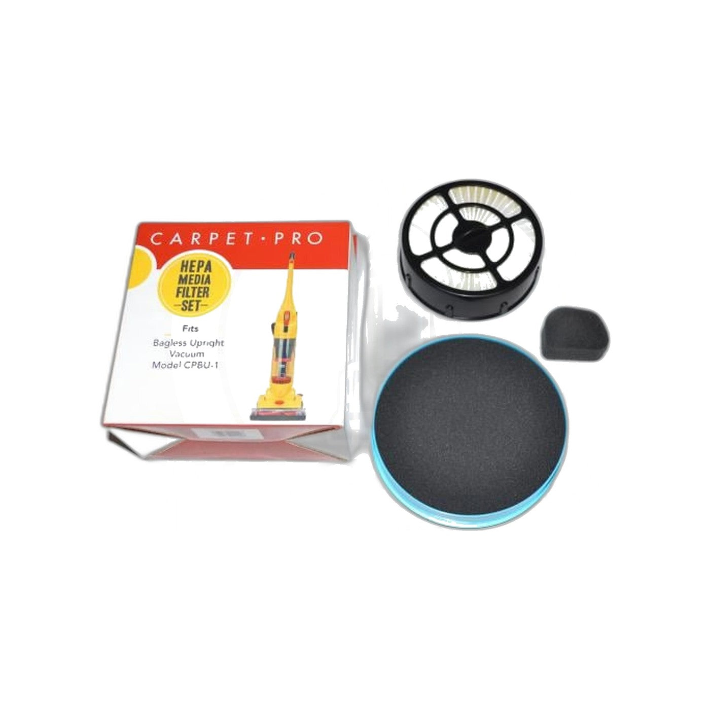 Carpet Pro Filter Set-carpet Pro CPBU-1 - HEPA & Secondary
