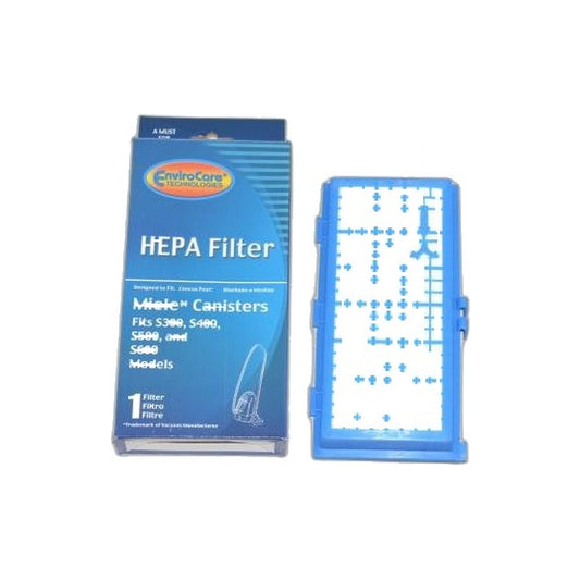 HEPA Cartridge Filter with Charcoal - Miele 300 Series - Fits S7 Upright