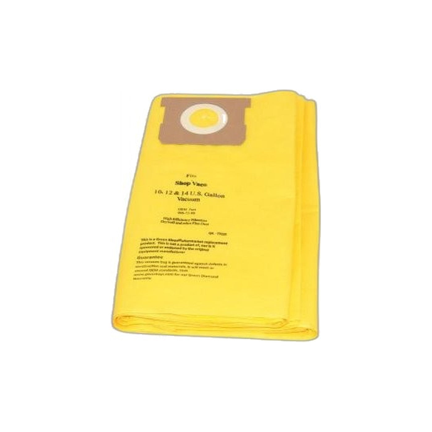 Shop-Vac High Efficiency Drywall Paper Bags - Shop Vac, 2 Pack, 10-14 Gallon