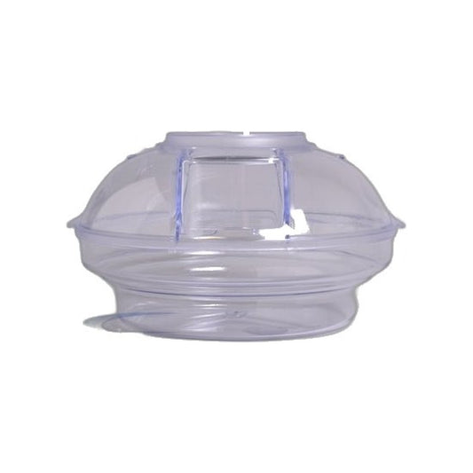 Rainbow E2 Type 12 Clear Water Basin - 4 Quart, Tapered Round Bottom