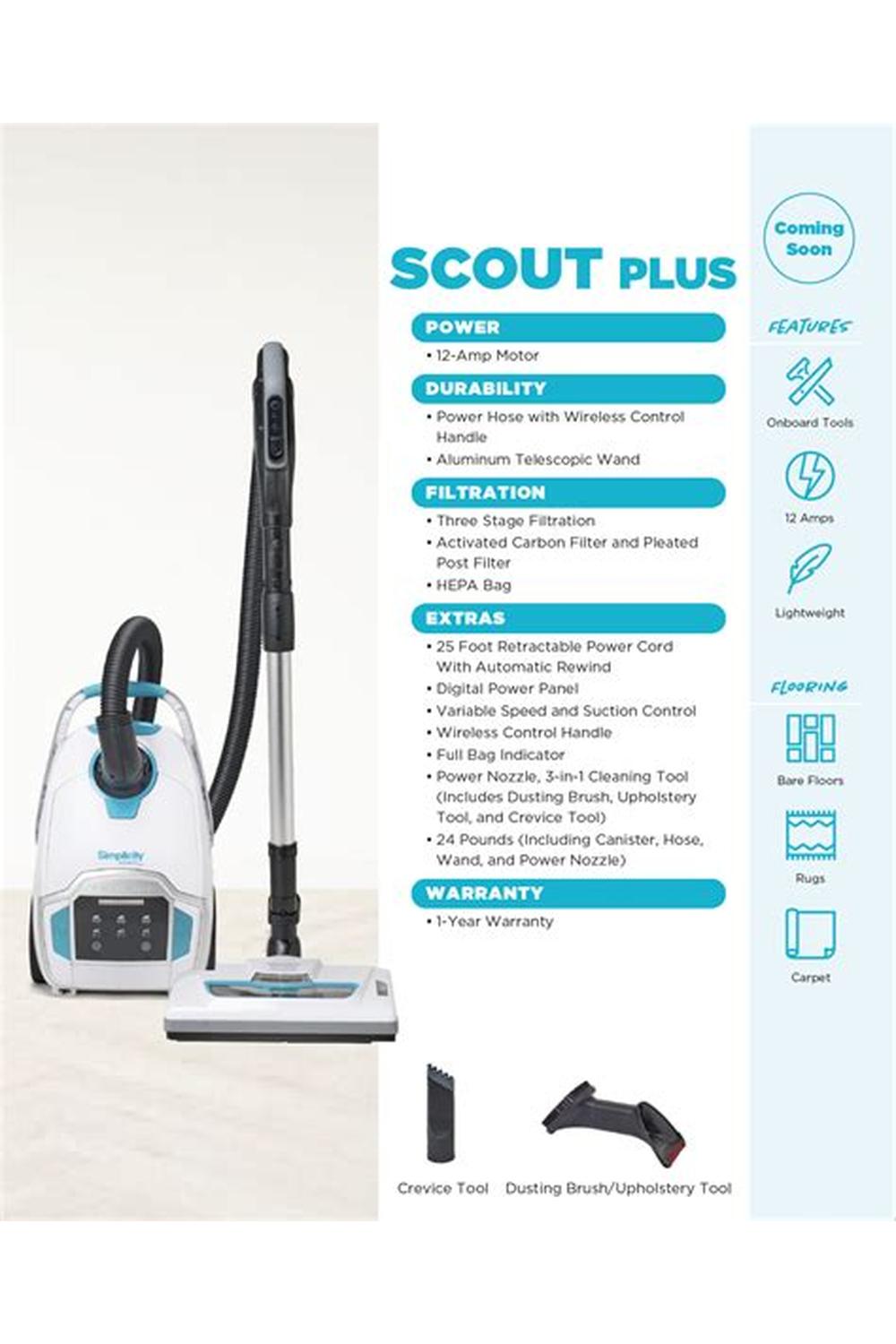 Simplicity Scout Canister Vacuum - Image 4