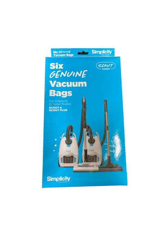Scout/Scout Plus HEPA Bags 6 Pk - Simplicity