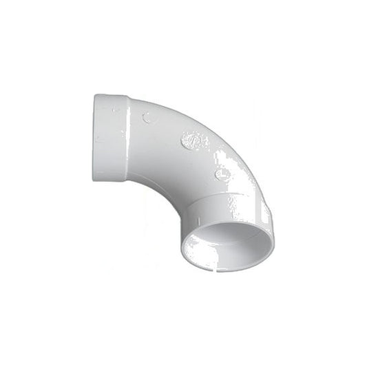 90-Degree Sweep Elbow - Plastiflex Central Vacuum